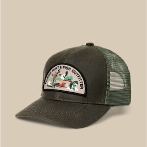 Filson Olive Green Mesh Trucker Hat